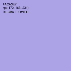 #ACA3E7 - Biloba Flower Color Image